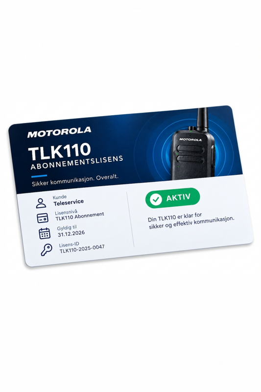 Abonnement til Motorola Wave TLK110