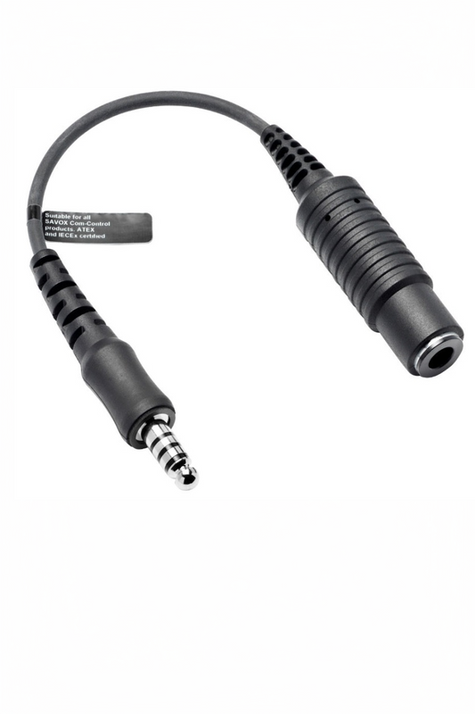 Savox adapter kabel til Peltor